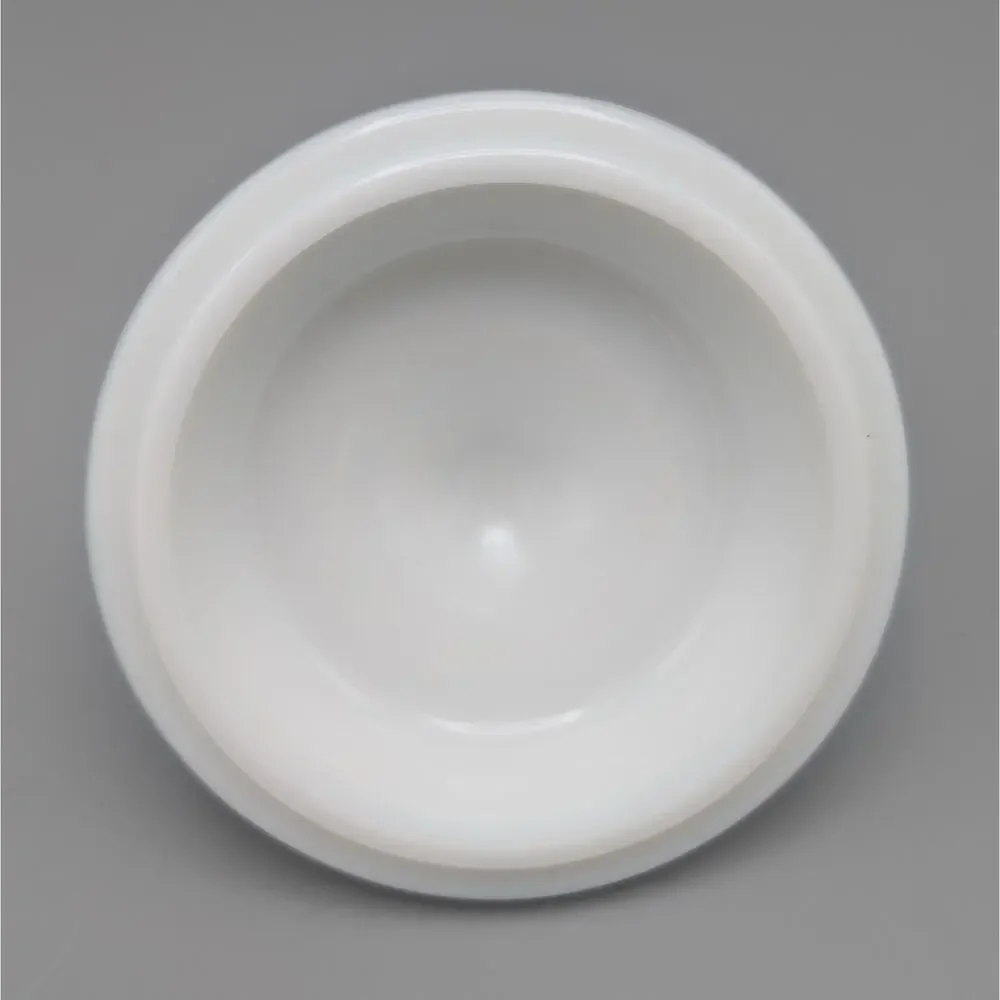 Westmoreland Paneled Grape Milk Glass Lidded Jar Candy Dish Lace Edge